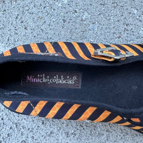 HOT CHOCOLATE DESIGN Bee Mary Jane Shoes 11 28 Unique Flats Mini Chocolaticas - Picture 10 of 10